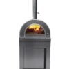 Crna inox modulna peć za pizzu na drva 15737