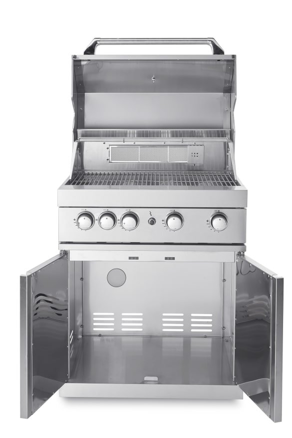 INOX plinski roštilj sa 4 gorionika 15884