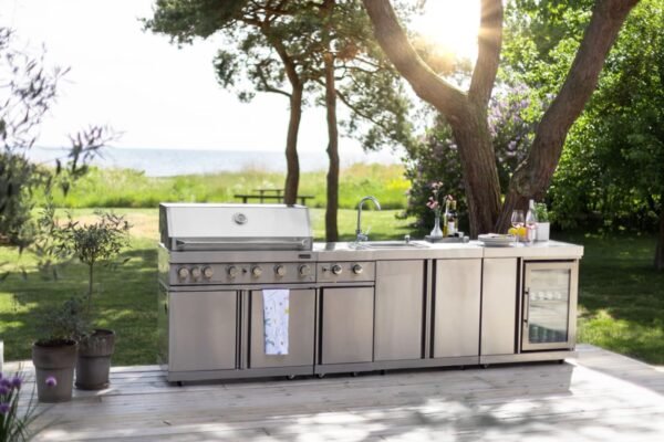 INOX plinski roštilj sa 6 gorionika 15889