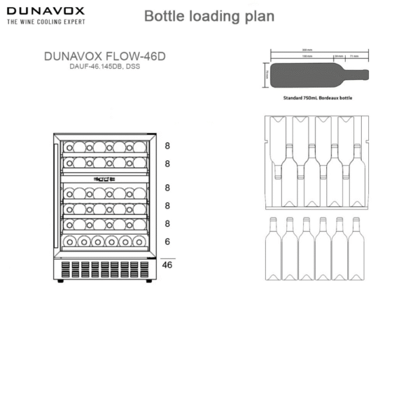 DUNAVOX DAUF-46.145DB vinska vitrina