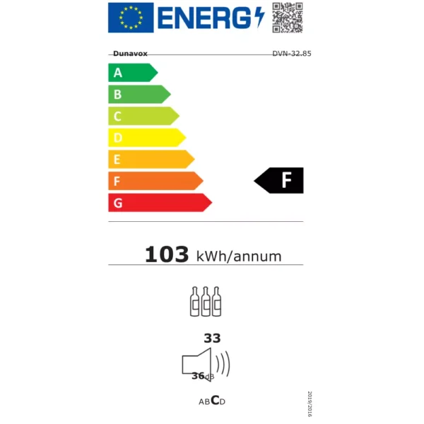 DUNAVOX DVN-32.85DOP.TO vinska vitrina