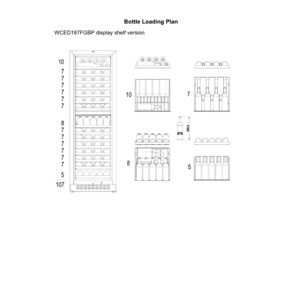 vinska-vitrina-mQuvee-WCED187FGBP-10 mQuvée WCED187FGBP vinska vitrina