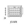 Vinska vitrina CAVIN SCS45FGB-9 CAVIN SCS45FGB vinska vitrina